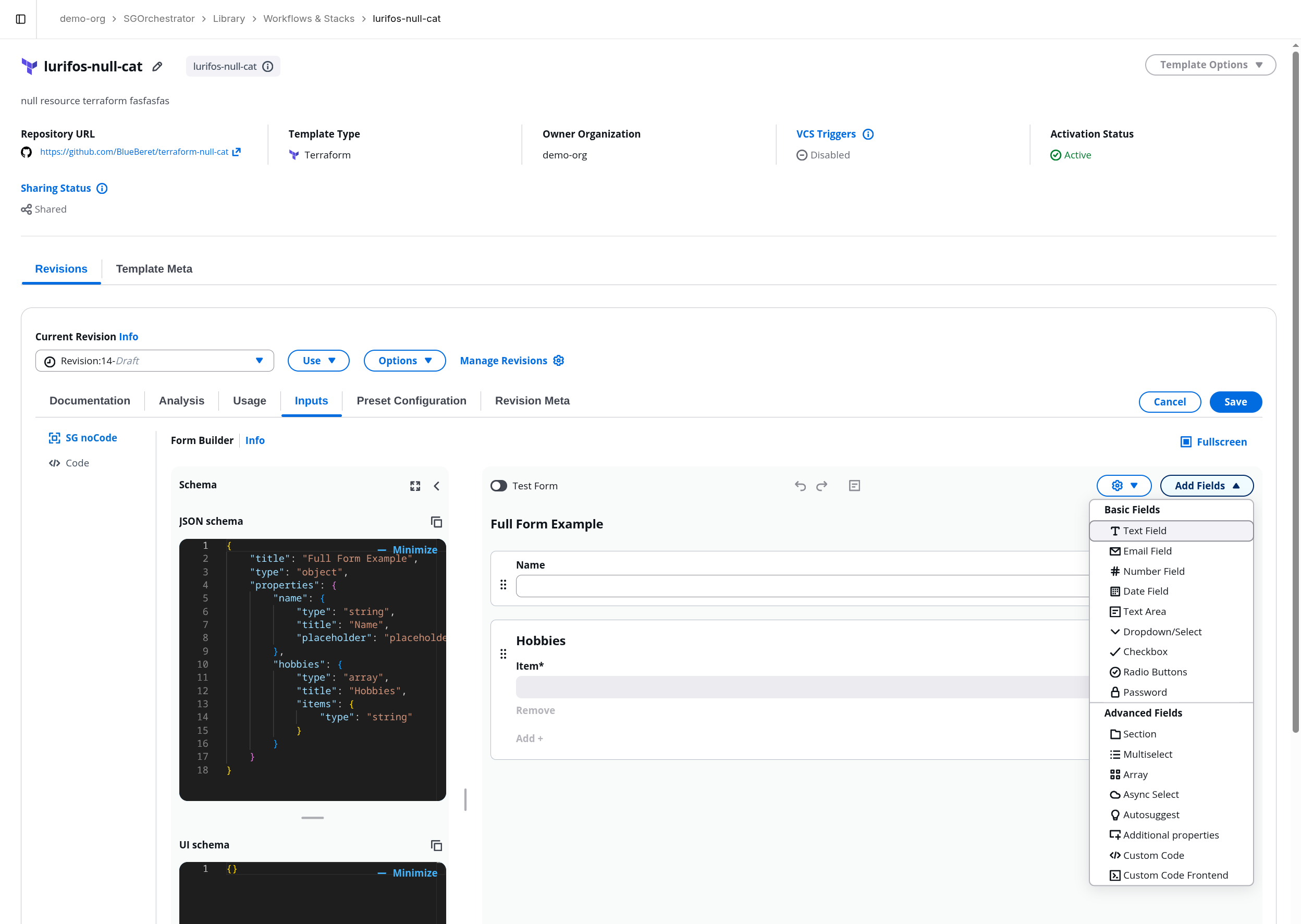 SG noCode Form Builder