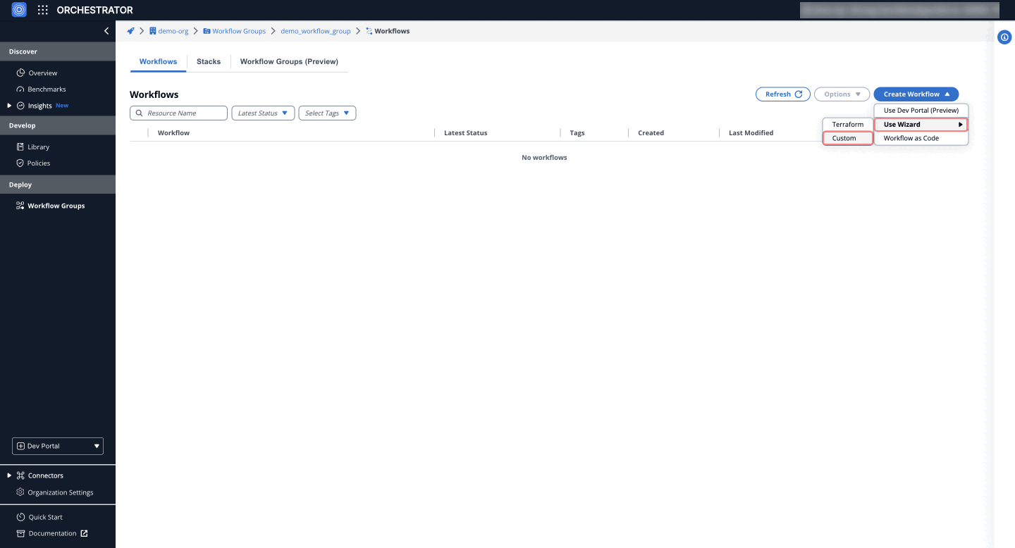 Ansible Workflow Example