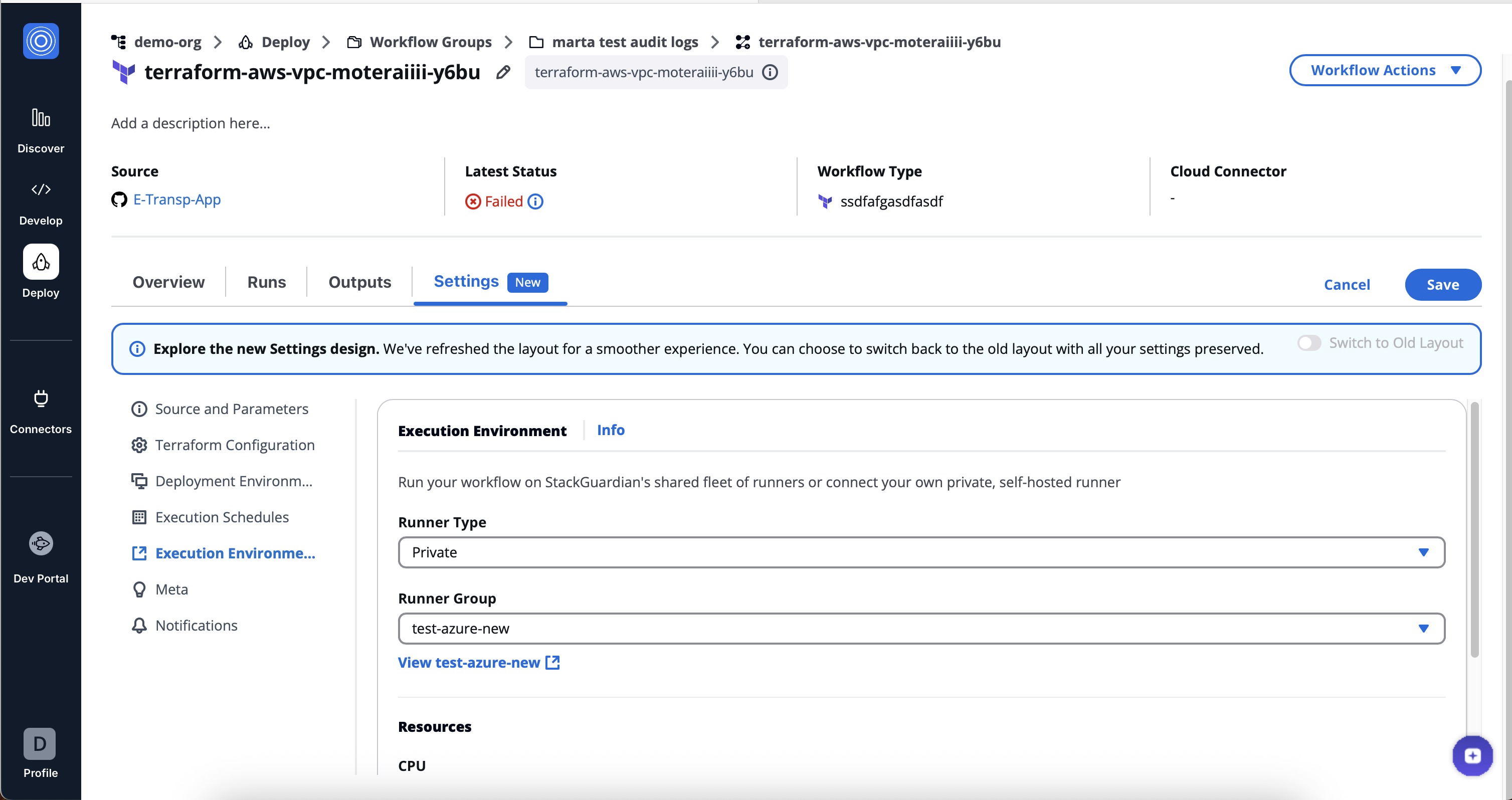 Assign runner group to workflow