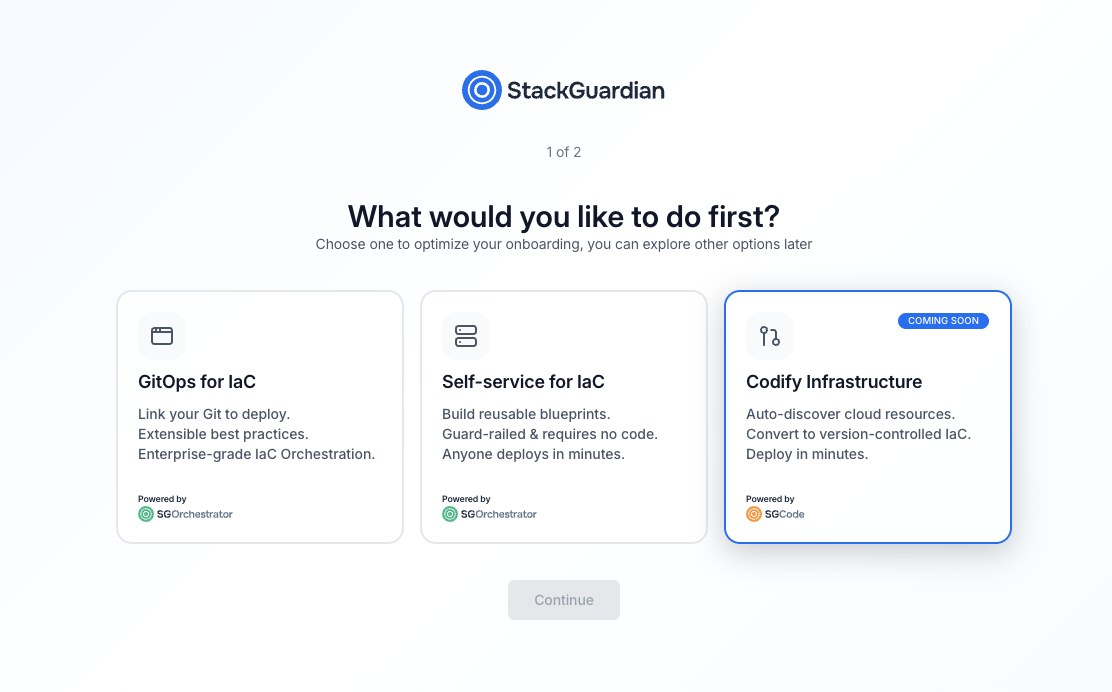 Choose your onboarding path