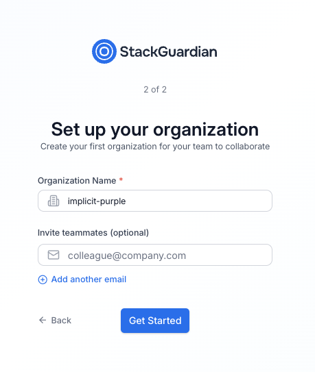 Set up your organization