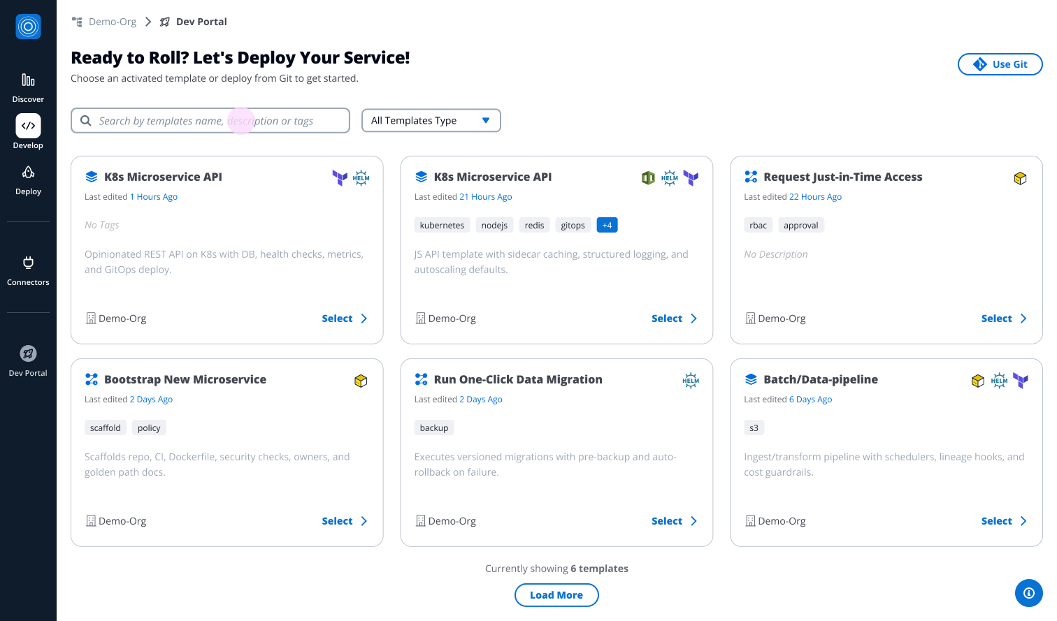 How to select a Template