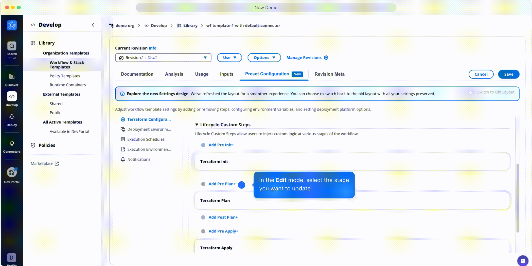Add Step Dialog Fields