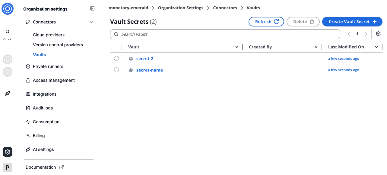 Vaults overview