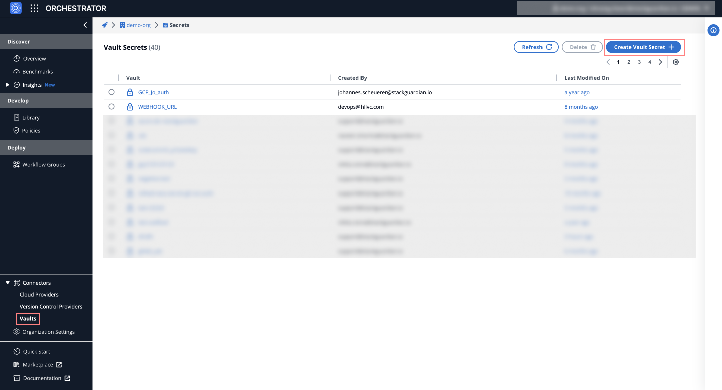 Vaults Overview