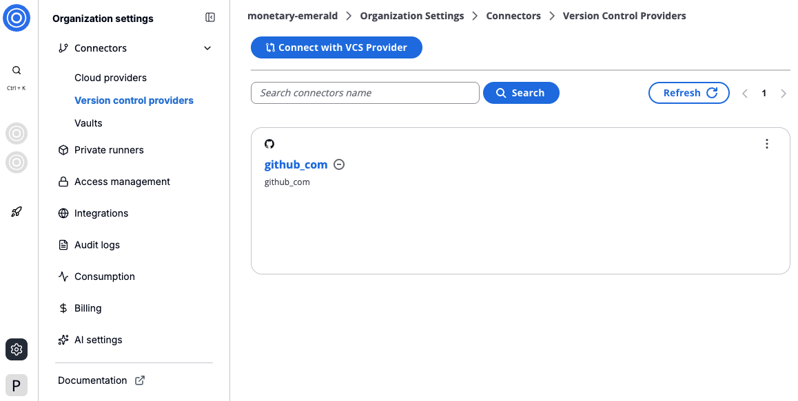 Version control providers overview